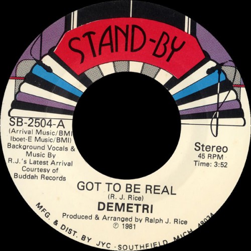 Demetri Got To Be Real Stand By SB 2504