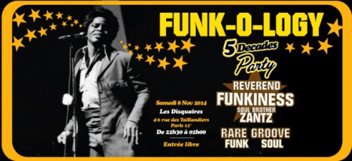 Funk o logy 5 Decades Party 8 novembre 2014