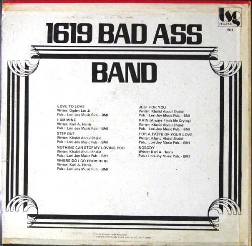 1619 Bad Ass Band Verso