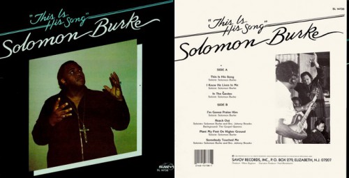 Solomon Burke This Is Savoy 14738