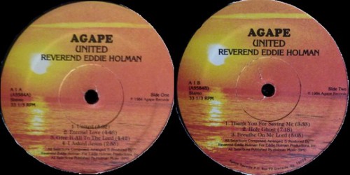 Eddie Holman Agape