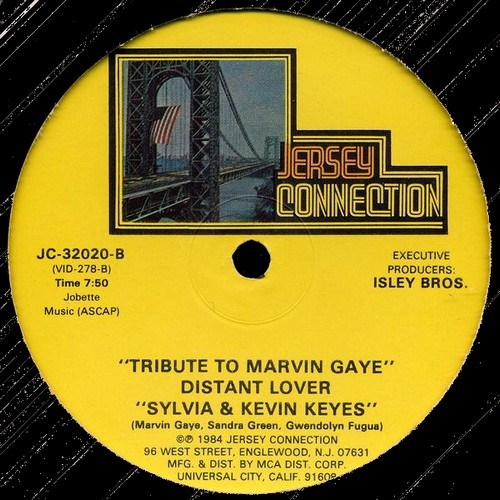 Sylvia Kevin Keyes Tribute To Marvin Gaye Distant Lover Jersey Connection JC 32020