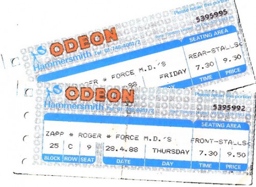 Zapp Odeon Avril 1988