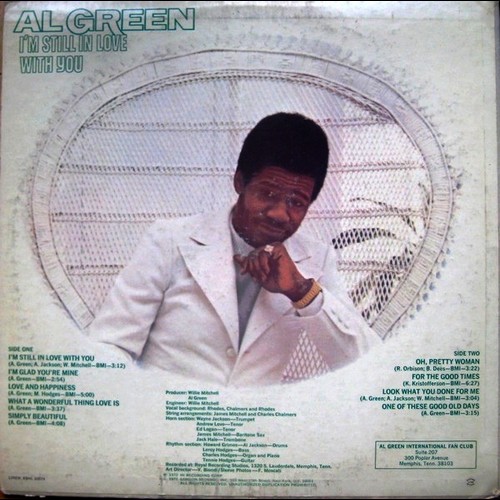 Al Green I m Stil In Love With You verso