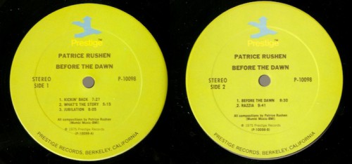 Patrice Rushen Before The Dawn labelAB