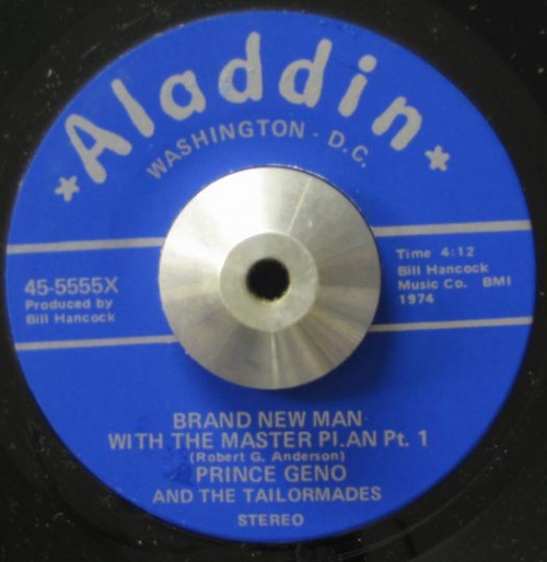 Prince Geno And The Tailormades - Brand New Man With The Master Plan