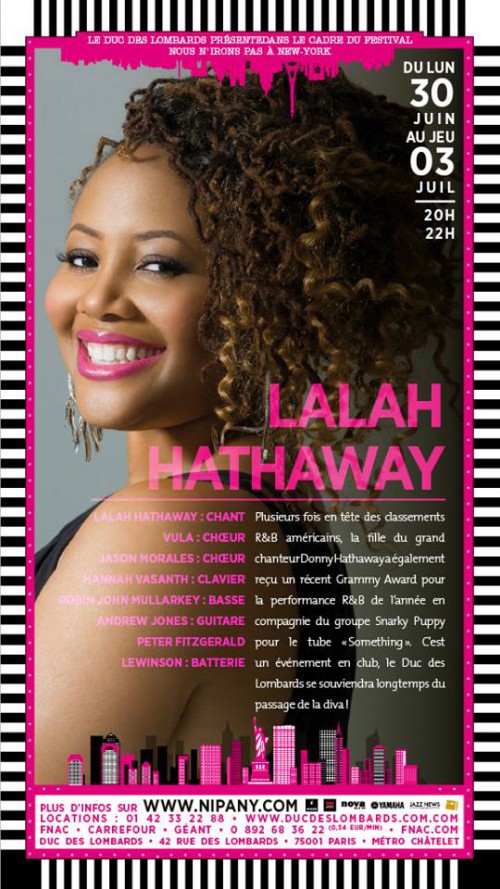 Hathaway Lalah Duc Des Lombards Juin 2014