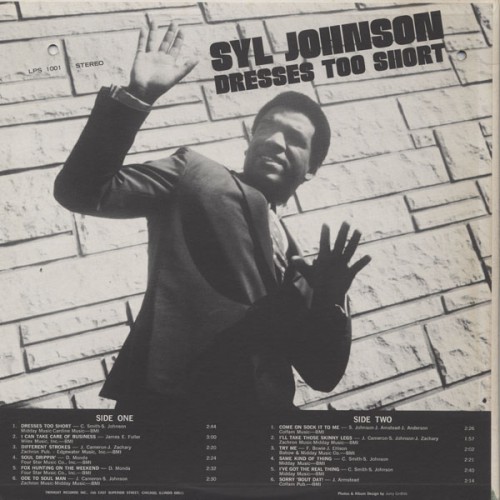 Syl Johnson Dresses Too Short Twinight Records 1001 back