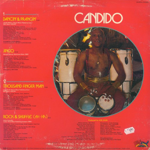 Candido Dancin And Prancin Salsoul back