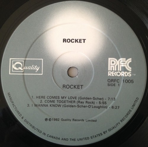 Rocket Quality QRFC 1005 label