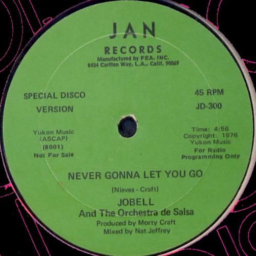 Jobell the Orchestra de Salsa Never Gonna Let You Go Jan 300