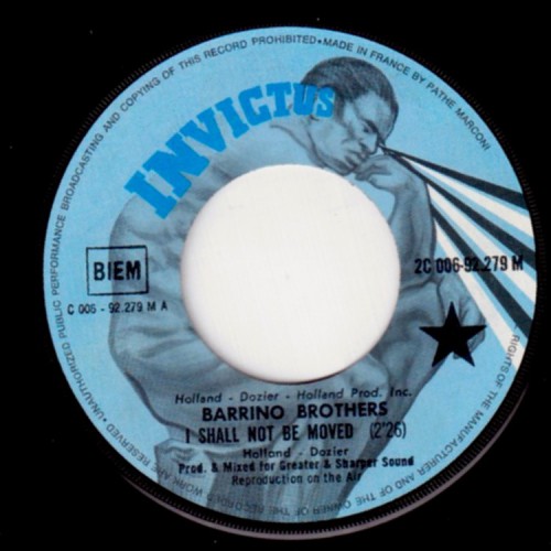 Barrino Brothers Invictus french
