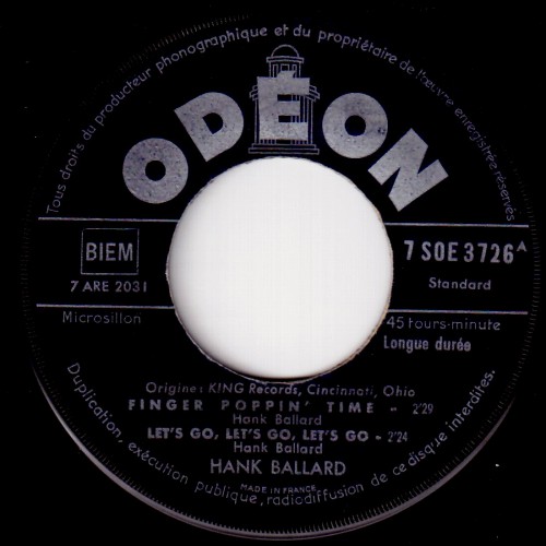 Hank Ballard EP label
