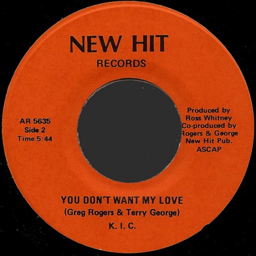 K.I.C. Keep It Cool Brandye Greg Rogers Terry George Ross Whitney
