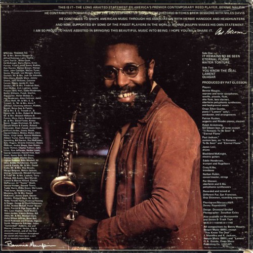 Bennie Maupin Slow Traffic To The Right verso
