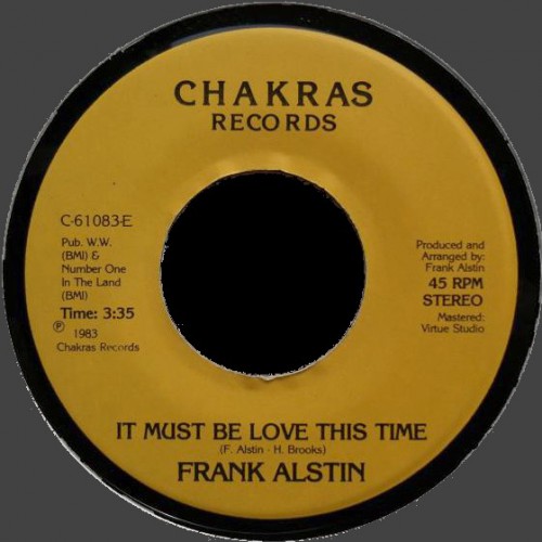 Frank Alstin It Must Be Love This Time