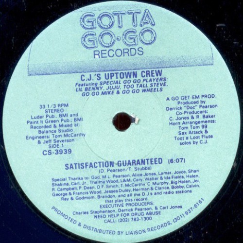 C J 's Uptown Crew Satisfaction Guaranteed