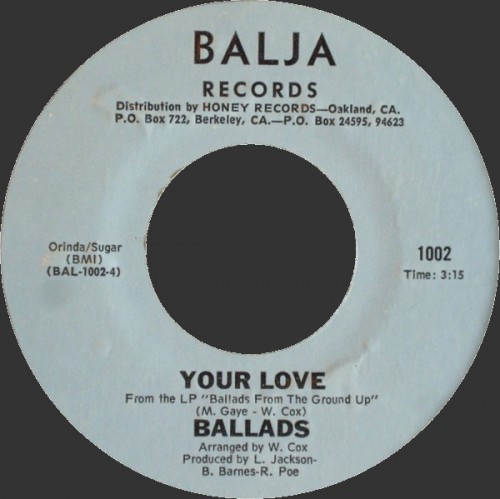 Ballads Love Balja 1002B